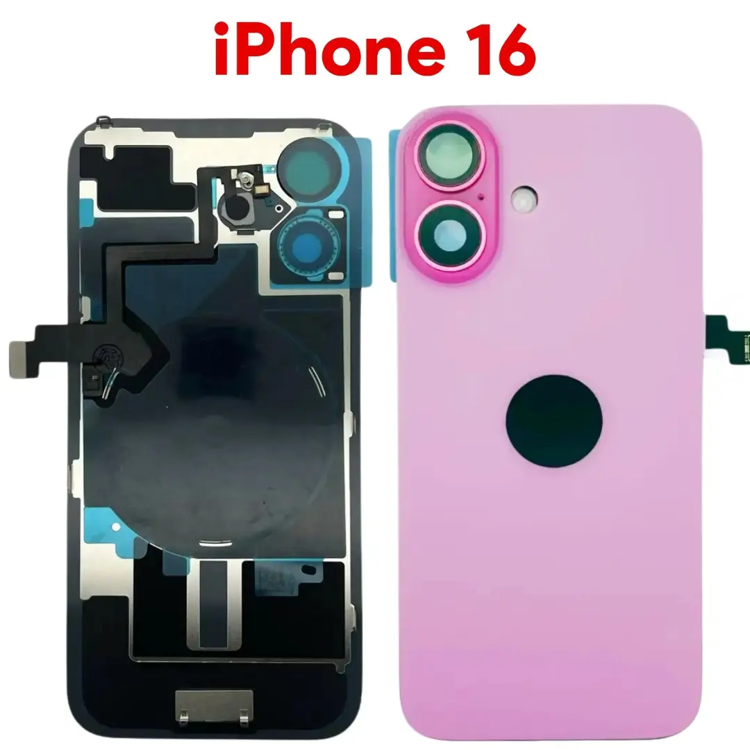 Back Glass iPhone 16 with NFC Pink